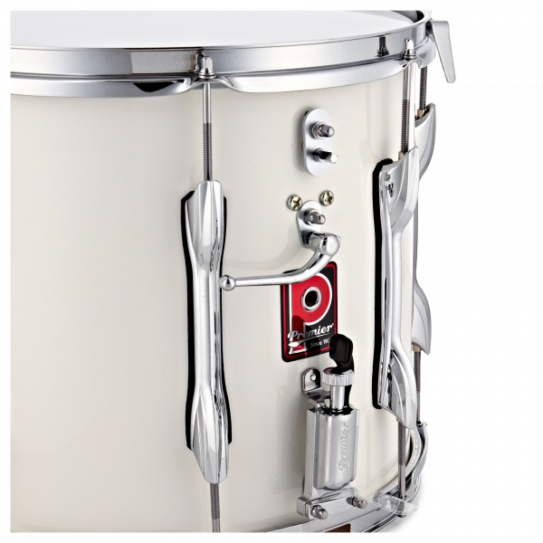 Premier Marching Traditional 14” x 12” Snare Drum, Ivory White