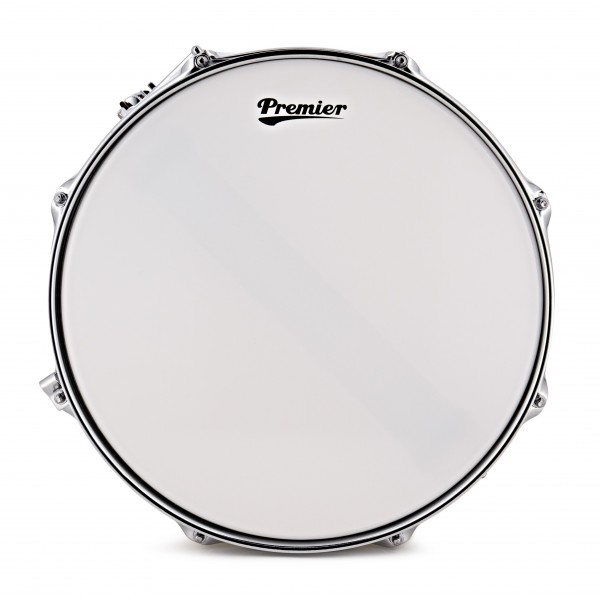 Premier Marching Traditional 14” x 12” Snare Drum, Ivory White