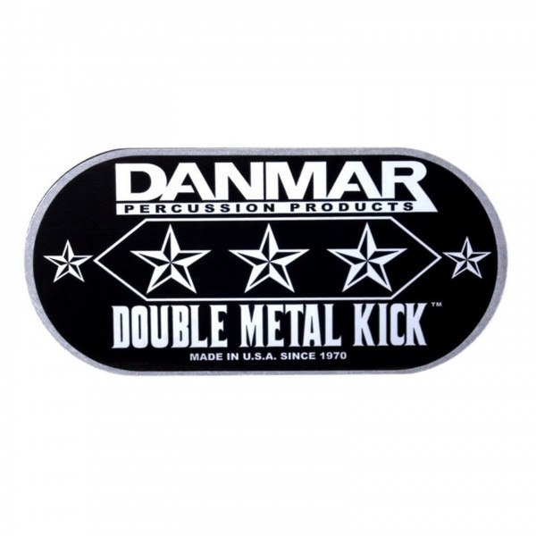 Danmar Double Metal Kick Bass Drum Disc, Cold Rolled Alloy