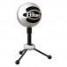 Blue Snowball USB Microphone, Brushed Aluminium - Right Angle