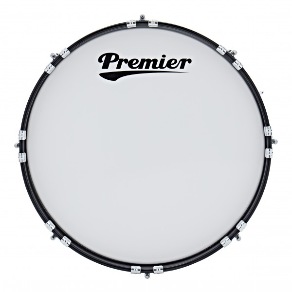 Premier Marching Parade 20” x 14” Bass Drum, White