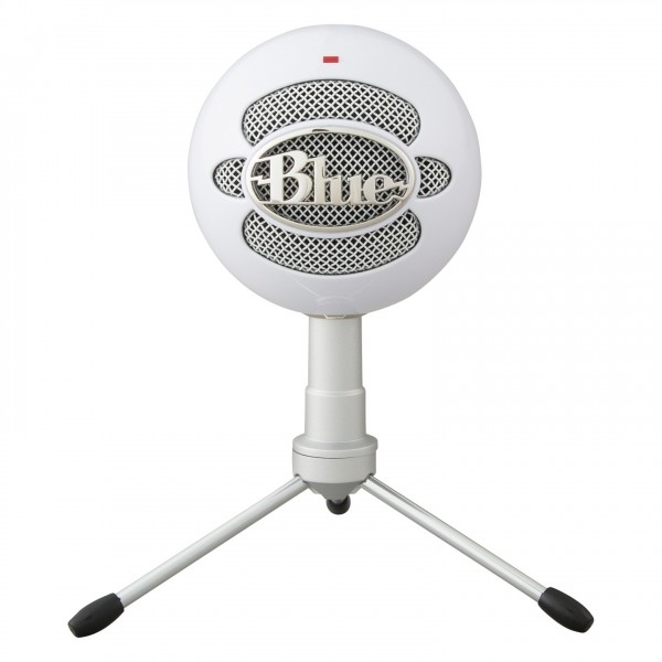 Blue Snowball iCE USB Microphone, White - Front