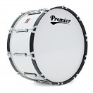 Premier Traditional 26" x 12" Bombo de Marcha, Ivory White