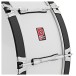 Premier Marching Traditional 26” x 12” Bass Drum, Ivory White