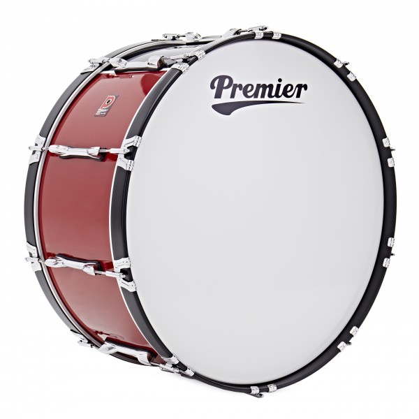 Premier Marching Traditional 28” x 12” Bass Drum, Military