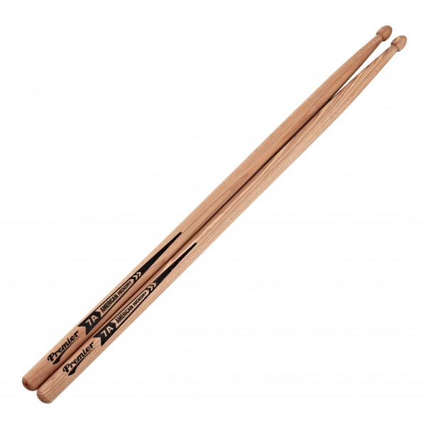 Premier 7A American Hickory Drumsticks, 5 Pack