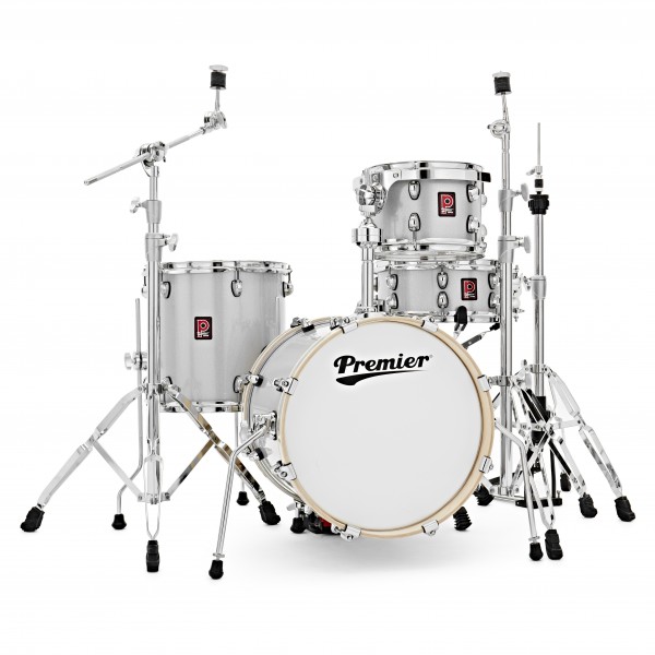 Premier Heritage 16" 4pc Microbop Drum Kit, Lunar Silver