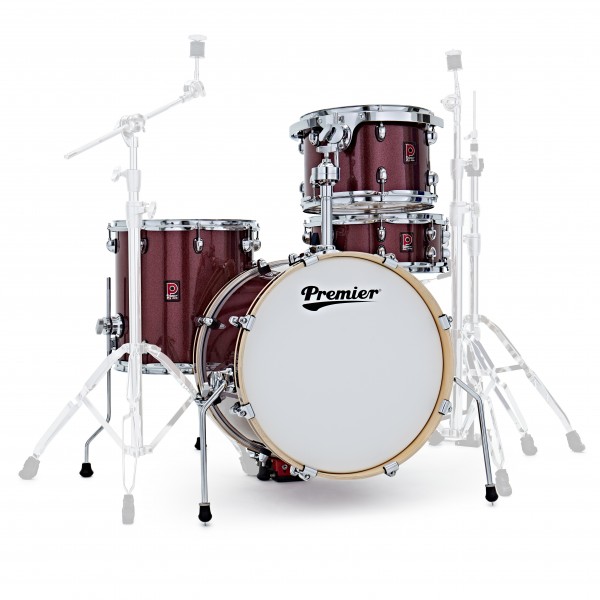 Premier Heritage 18" 4pc Bebop Shell Pack, Solar Red