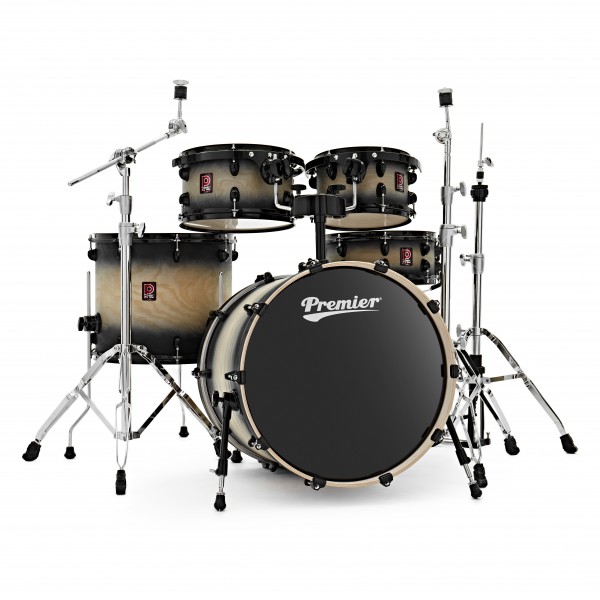 Premier XPK Exclusive 20" 5pc Drum Kit, Natural Burst Ash Satin