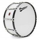Premier Traditional 28" x 10" Bombo de Marcha, Ivory White