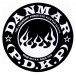 Danmar Bass Drum Impact Pad (Flame)