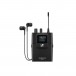 Sennheiser XSW IEM SET Wireless In-Ear Monitor System, B Band - Receiver, Front with Earphones