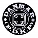 Danmar Bass Drum Impact Pad (Iron Cross)