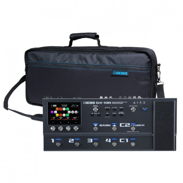 Boss GX-100 Guitar and Bass Effects Processor with Bag