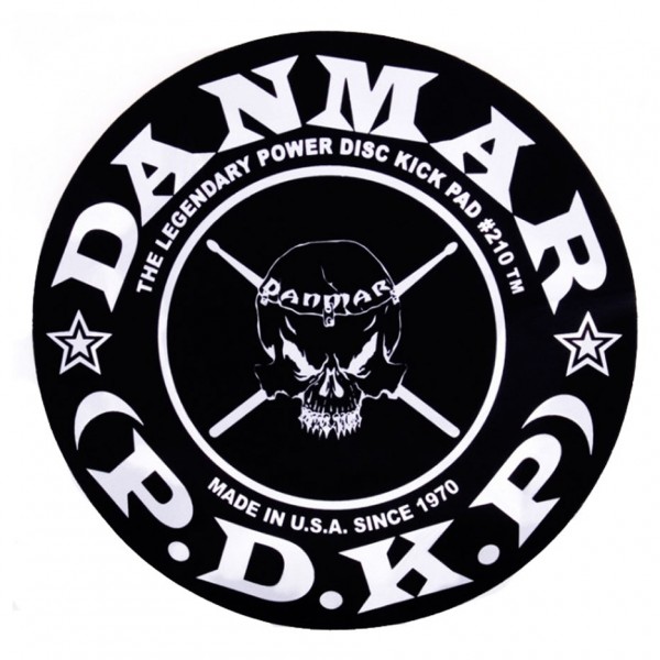 Danmar Bass Drum Impact Pad (Skull)
