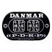Danmar Double Bass Drum Impact Pad (Icon Cross)