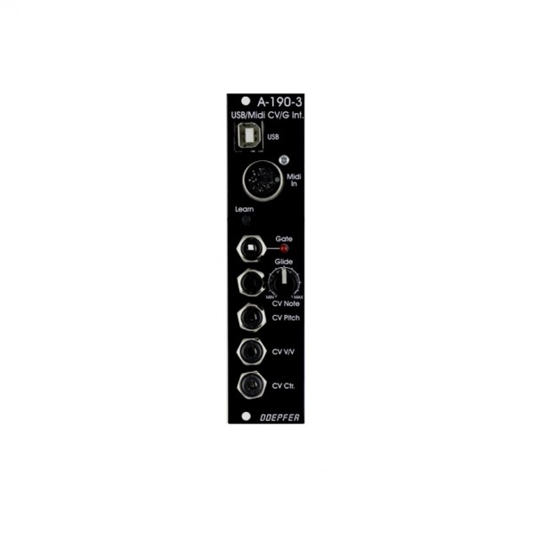 Doepfer A-190-3V Midi/USB-to-CV/Gate Interface Vintage Edition - front