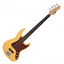 LA II Bass Guitar by Gear4music, Ivory