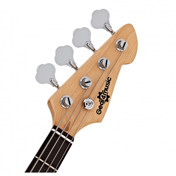 LA II Bass Guitar by Gear4music, Ivory