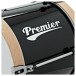 Premier Marching Professional 14” x 12” Bass Drum, Ebony Black