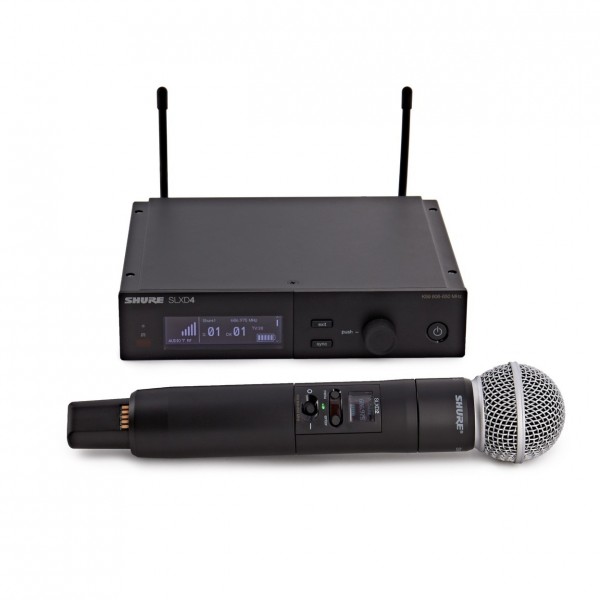 Shure SLXD24E/SM58-S50 Handheld Wireless Microphone System - Full System