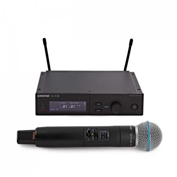 Shure SLXD24E/B58-S50 Handheld Wireless Microphone System - Full System
