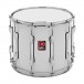 Premier Marching Parade 14” x 12” Snare Drum and Carrier, White