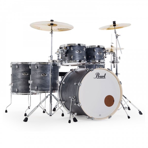 Pearl Export EXA LTD Edition 6pc Drum Kit, Midnight Nimbus - Low Front