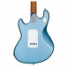 Sterling SBMM Stringray Guitar MN, Firemist Silver back