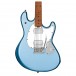 Sterling SBMM Stringray Guitar MN, Firemist Silver close