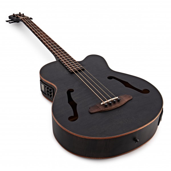 Aria FEB-F2M Medium Scale Bass, Stained Black