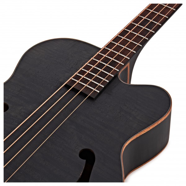 Aria FEB-F2M Medium Scale Bass, Stained Black