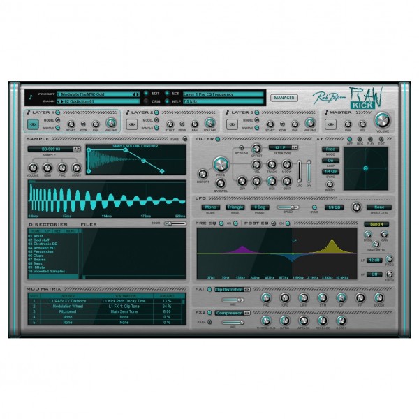 Rob Papen RAW-Kick - Sampler