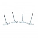Danmar Bass Drum T-Rods 110MM (4 Pack)