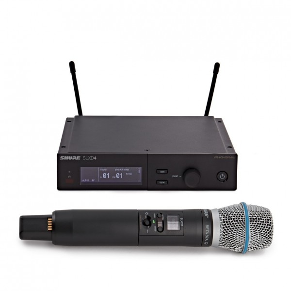 Shure SLXD24E/B87A-H56 Handheld Wireless Microphone System - Full System
