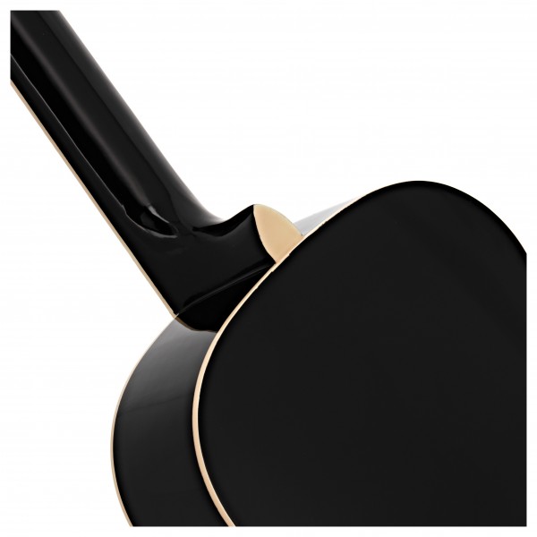 Classical Electro Acoustic Guitar, Black, by Gear4music