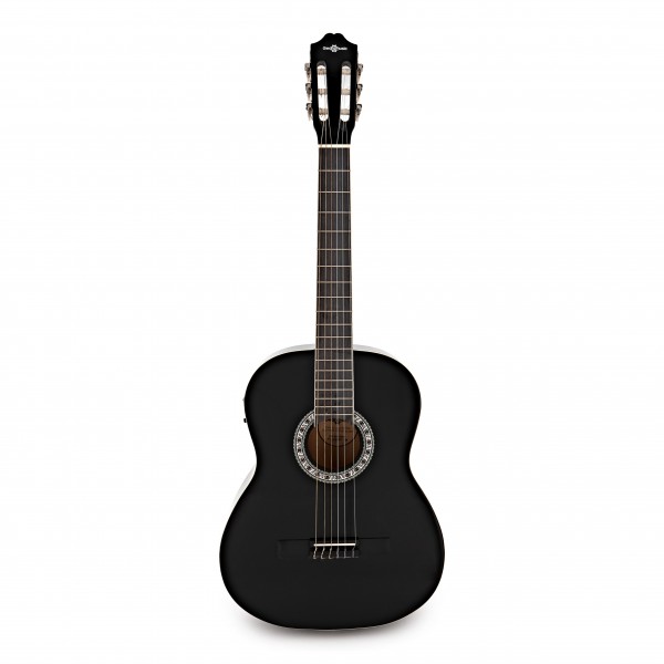 Classical Electro Acoustic Guitar, Black, by Gear4music