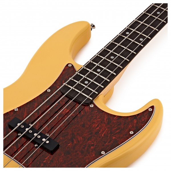 LA II Bass Guitar + Tweed 15W Amp Pack, Ivory