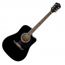 Fender FA-125CE Dreadnought Electro Acoustic WN, Black