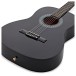 3/4 Classical Guitar, Black, by Gear4music