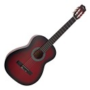 Classical Guitar by Gear4music, Red Burst