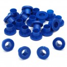 Danmar 20 Pack Nylon Tension Rod Washers, Blue