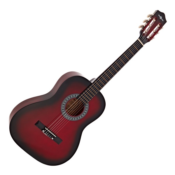 3/4 Classical Guitar, Redburst, by Gear4music