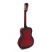 3/4 Classical Guitar, Redburst, by Gear4music