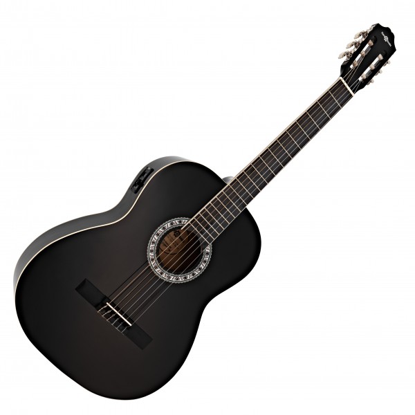 Classical Electro Acoustic Guitar Pack, Black, by Gear4music