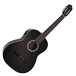 Classical Electro Acoustic Guitar, Black, by Gear4music + Amp Pack