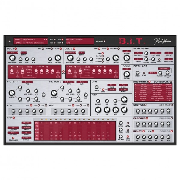Rob Papen B.I.T - Modulation Matrix