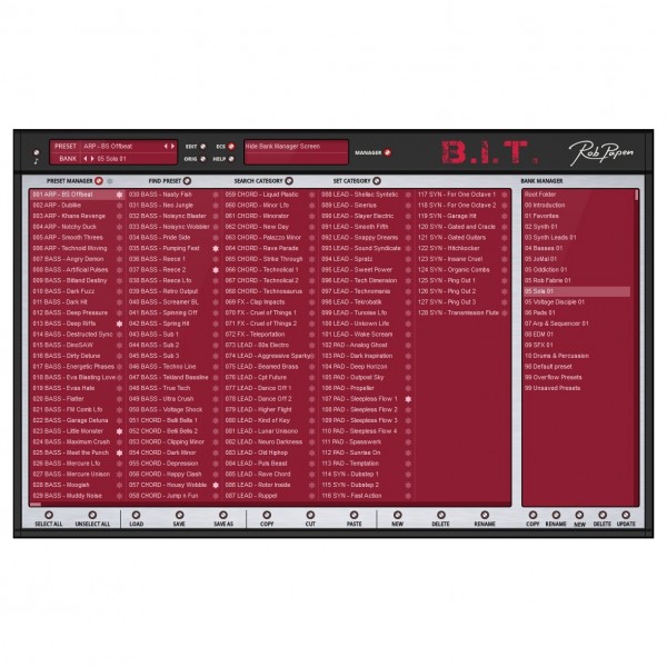 Rob Papen B.I.T - Presets