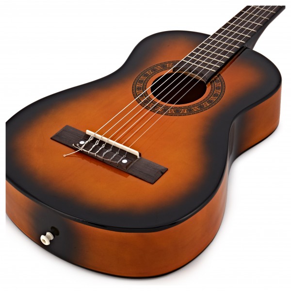 Junior 1/2 Classical Guitar Pack, Sunburst, by Gear4music