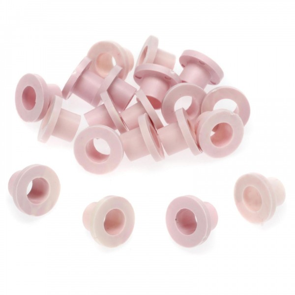 Danmar 20 Pack Nylon Tension Rod Washers, Pink